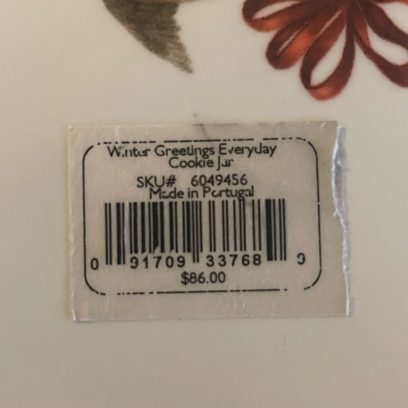 Lenox Winter Greetings cookie jar - Picture 12 of 14